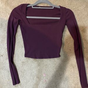 ribbed long sleeve